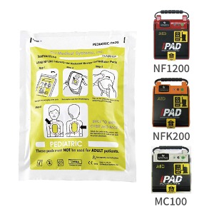 [씨유메디칼시스템] 자동심장충격기 NF1200/NFK200 소아용 패즈
